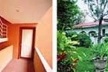 A isquierda, interior de la casa en las calles Caldas y Briceño, de la arq. Lucía Vásconez. A derecha, la casa de Hacienda Monterrey, a cargo de los arqs. Sixto Domínguez Narváez y Georgina Alvarez Toledo