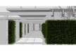 Saint Catherine’s College, corte transversal do refeitório, com sombras, Oxford, Inglaterra, 1959-1964, arquiteto Arne Jacobsen<br />Modelo tridimensional de Edson Mahfuz e Ana Karina Christ 