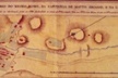 Fig. 1 – Planta da Villa do Cuiabá, cortada pelo Córrego da Prainha até o encontro com o Rio Cuiabá, na região do Porto Geral, meados do séc. XVIII [Arquivo Público do Estado – Lauro Portela, 2007. /Org.: SILVA, Geovany J. A., 2007]