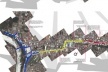 Fig. 14 – Projeto de intervenção urbana proposto em setores (1, 2 e 3) [SILVA, 2007: 247]