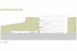 Sede da Fundação Iberê Camargo, elevação norte. Arquiteto Álvaro Siza, 2008<br />Desenho escritório 
