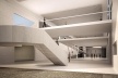 Concurso Internacional para Projeto Arquitetônico do Museu Exploratório de Ciências da Unicamp, vista interna do átrio, menção honrosa. Arquitetos Fábio Boretti, Bernardo Telles e Luis Alexandre Pereira Pinto, 2009<br />Imagem equipe 