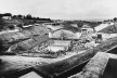 Estádio e complexo poliesportivo do Pacaembu, construção, São Paulo, anos 1940<br />Foto divulgação  [Acervo Cia. City / livro <i>Museu do Futebol</i>]