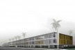 Dormitórios e alojamentos para professores e estudantes, concurso, Miraflores, Panamá, 2008. Sic Arquitetura<br />Imagem divulgação 