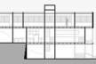 Fig. 5: Corte longitudinal. Casa do Pacaembu, Jon Maitrejean, 1966 [ver nota 8]