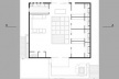 Fig. 11: Planta: articulação dos ambientes em torno do pátio central. Casa do arquiteto, Jon Maitrejean, 1971