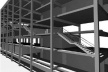 Perspectiva externa noturna – bloco habitacional <br />Imagem dos autores do projeto 