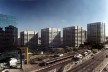 Centro Empresarial Itaú, vista geral do conjunto, metrô Conceição. Itauplan e Aflalo & Gasperini<br />Foto Nelson Kon 