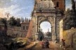 Vista do Arco de Tito, c.1710, de Gaspar van Wittel<br />Imagem divulgação  [Wikimedia Commons]