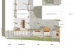 Centro comunitário Camburi, implantação, Ubatuba SP Brasil, 2018. CRU! Architects, Sven Mouton, Reintje Jacobs, Britt Christiaense e Jan Detavernier<br />Imagem divulgação  [CRU! Architects]