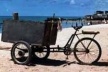 Carrinho usado no transporte de barracas de lanche<br />Imagem do autor do projeto 
