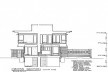 Emil Bach House, corte, North Sheridan Road, Chicago, Estados Unidos, 1915. Arquiteto Frank Lloyd Wright
Desenho original
Website U.S. Government<br />Redesenho J. William Rudd, 1965  [Library of Congress / U.S. Government]