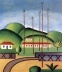 Palmeiras, 1925, Tarsila do Amaral. Óleo sobre tela, 86 X 73,5 cm [Coleção particular]