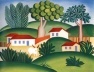 Paisagem com touro, 1925, Tarsila do Amaral. Óleo sobre tela, 50 X 65,2 cm [Coleção Roberto Marinho, Rio de Janeiro]