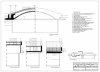 Proyecto ejecutivo de restauración de las cúpulas de La Ricarda ", fase 1. Corta el estado actual. Arquitectos Fernando Álvarez y Jordi Roig (dibujo diciembre de 1998)