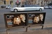 Contaminações, escultura na ponte Vittorio Emanuele II no centro urbano de Roma<br />Foto Fabio José Martins de Lima 