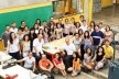Oficina de Modelos, 14 de fevereiro, tarde, equipe de professores e alunos das FAUs USP e Mackenzie<br />Foto de Henrique, sobrinho de Marta Bogéa 
