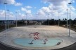 Plaza y escultura el 9 Febrero 2008<br />Foto divulgação 