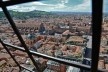 Centro Histórico de Bolonha, aspecto geral a partir da Torre Asinelle com destaque para a inserção monumental da Basílica di San Petronio<br />Foto Fabio Jose Martins de Lima 