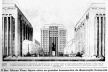 Praça do Palacio do Comercio visto da rua Primeiro de Março 1938. Arquiteto Henri Sajous<br />Documento Maithé 
