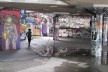 Graffitis no passeio do Southbank <br />foto Roberto Segre 