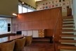 Residência Juscelino Kubistchek, sala e mezanino, Belo Horizonte. Arquiteto Oscar Niemeyer<br />Foto Cêça Guimaraens 