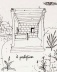 Ilustração para contos infantis, "o pavilhão", forma-tipo