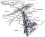 Operação Urbana Vila Sônia. Plano-Referência de Intervenção e Ordenação Urbanística. Pólo Vital Brasil: perspectiva do conjunto<br />Desenho V. Keating 