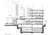 Centro de Referência em Empreendedorismo do Sebrae-MG, corte transversal, 2º lugar. Arquiteto Francisco Spadoni, 2008<br />Desenho escritório 