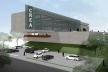 Perspectiva externa - vista geral do projeto<br />Desenho do escritório 