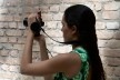 Nina Dalla, estudante e estagiária do portal Vitruvius<br />Foto Silvana Romano 