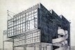 Casa-estúdio de Diego Rivera, Cidade do México, 1931. Desenho do arquiteto Juan O'Gorman
<br />Foto Victor Hugo Mori 