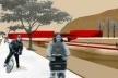 Avenida Marginal com ciclovia<br />Imagem dos autores do projeto 