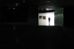 Vista da área de exposição a partir do túnel de acesso ao olho<br />foto Lygia Nery 