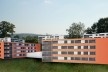 Imagem conjunto. Concurso Habitação para Todos - CDHU. Edifícios de 3 pavimentos - 1º Lugar.<br />Autores do projeto  [equipe vencedora]