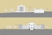Ampliação do Museu Paulista da USP (Museu do Ipiranga), cortes CC e DD. Arquitetos Eduardo Colonelli e Silvio Oksman, 2008<br />Imagem escritório 