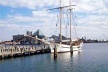 Inner Harbor, Baltimore. Revitalização do porto histórico na área central 