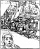 Croquis desenhado por Ridley Scott, diretor de Blade Runner  [Sammon, P., p. 72]