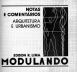 Capa do livro Modulando de autoria do arquiteto Edison Lima [foto da autora]