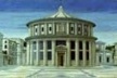 Piero della Francesca, Perspectiva de uma Praça, pintado por volta de 1470 [ROWE, Colin. Manierismo y arquitectura moderna y otros ensayos. Gustavo Gili, 1978]