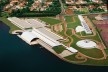 Sarah Brasília Lago Norte, vista aérea, Brasília DF<br />Foto divulgação  [LIMA, João Filgueiras (Lelé). "Arquitetura - uma experiência na área da saúde"]