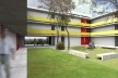 Pátio interno. Concurso Habitação para Todos - CDHU. Edifícios de 3 pavimentos - 1º Lugar.<br />Autores do projeto  [equipe vencedora]