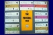 Ingressos de jogos da Copa do Mundo da Suécia, em 1958 [Acervo Naydina Aranha de Freitas]