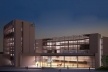 Centro de Referência em Empreendedorismo do Sebrae-MG, vista noturna, 2º lugar. Arquiteto Francisco Spadoni, 2008<br />Desenho escritório 