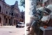 Cidade de Chivilcoy no dia do assalto ao banco, verão de 1984-1985<br />Foto Martin Jayo 