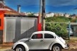 Fusca bege, série fotográfica “Os fuscas ofuscam”<br />Foto Fernando Mascaro 