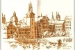 Ponte Carlo IV, Praga, República Tcheca<br />Desenho de Petterson Dantas 