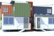 Perspectiva.Concurso Habitação para Todos. CDHU. Sobrados – Menção Honrosa<br />Autores do projeto  [equipe premiada]