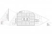 Concurso Anexo da Biblioteca Nacional, planta pavimento 3, Rio de Janeiro, 1º lugar, arquiteto Hector Ernesto Vigliecca Gani<br />Imagem divulgação 