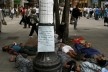 O pé transcendente - Cena no centro de São Paulo<br />Foto Marcelo Min 